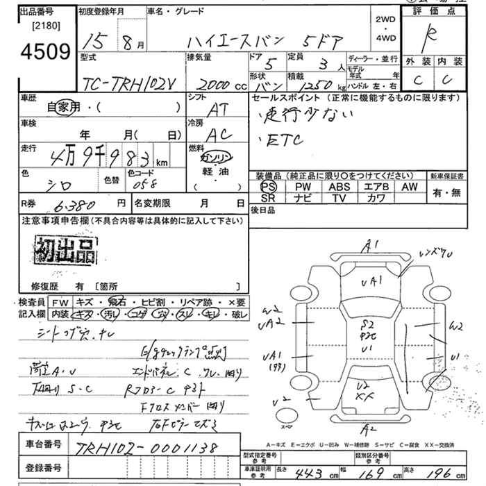 TOYOTA REGIUS ACE