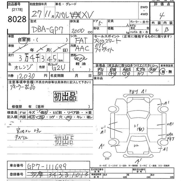 SUBARU XV
