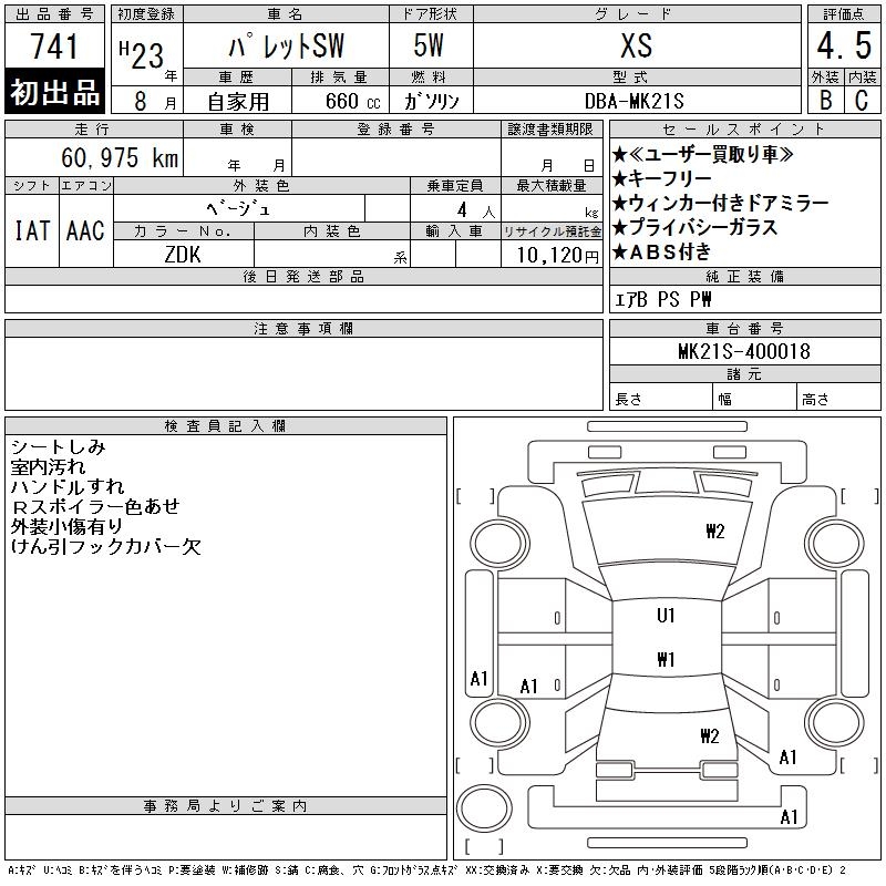SUZUKI PALETTE