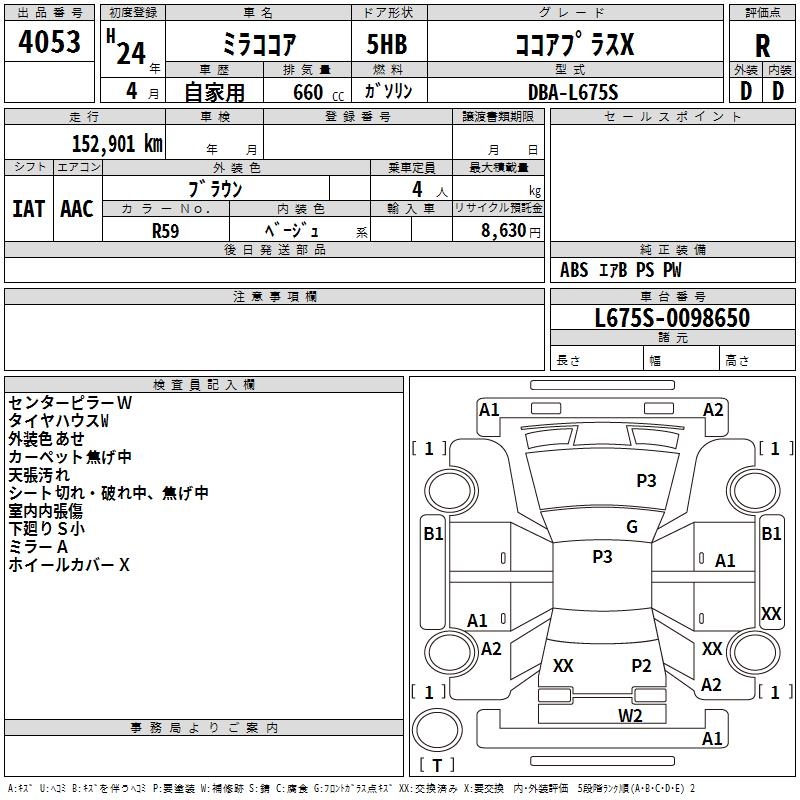 DAIHATSU MIRA COCOA
