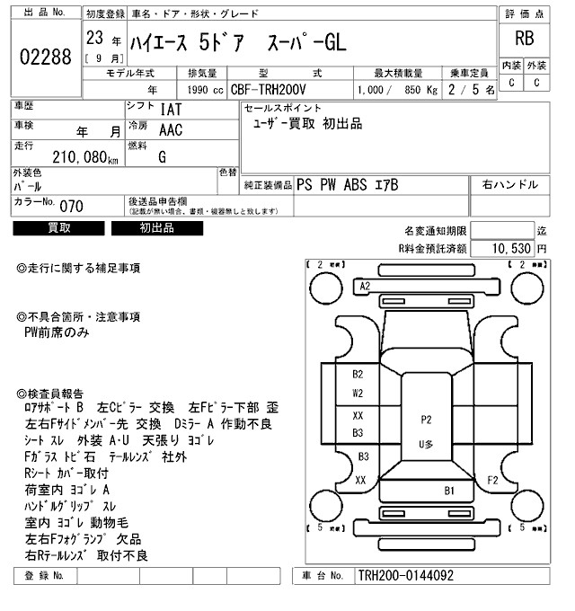 TOYOTA REGIUS ACE