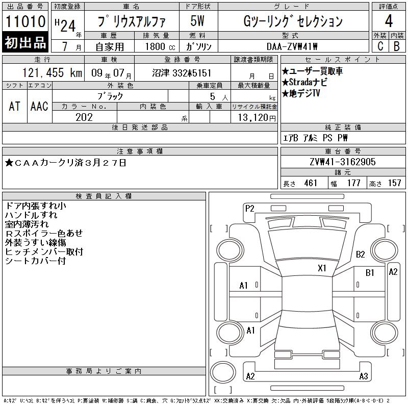 TOYOTA PRIUS ALPHA