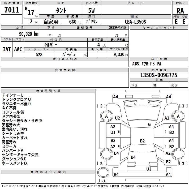DAIHATSU TANTO