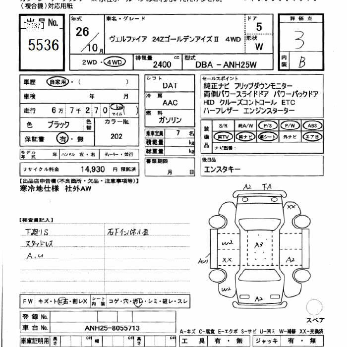 TOYOTA VELLFIRE