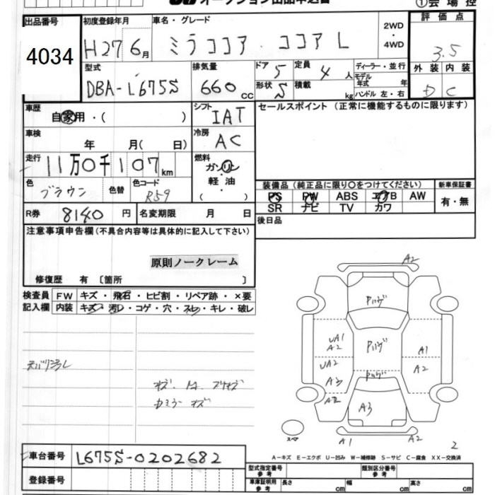 DAIHATSU MIRA COCOA