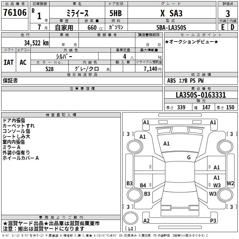 DAIHATSU MIRA E:S