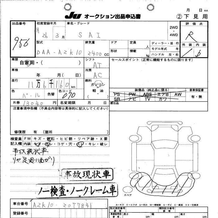 TOYOTA SAI
