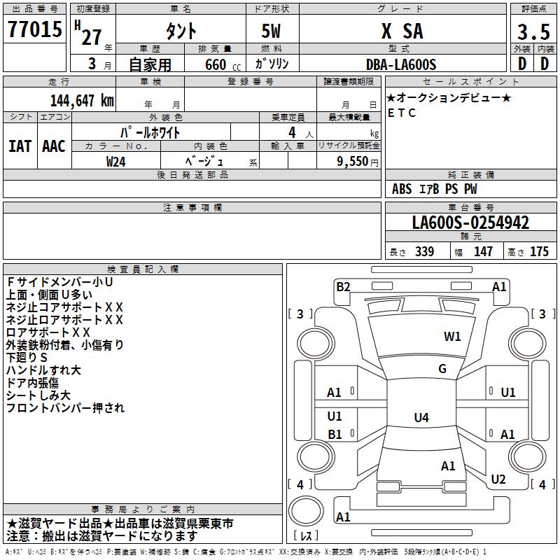 DAIHATSU TANTO
