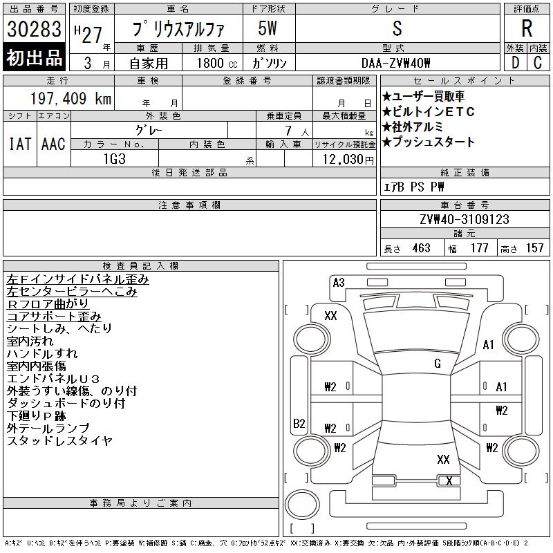 TOYOTA PRIUS ALPHA