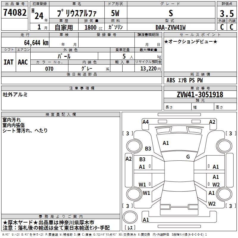 TOYOTA PRIUS ALPHA