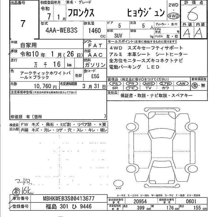 SUZUKI FRONX