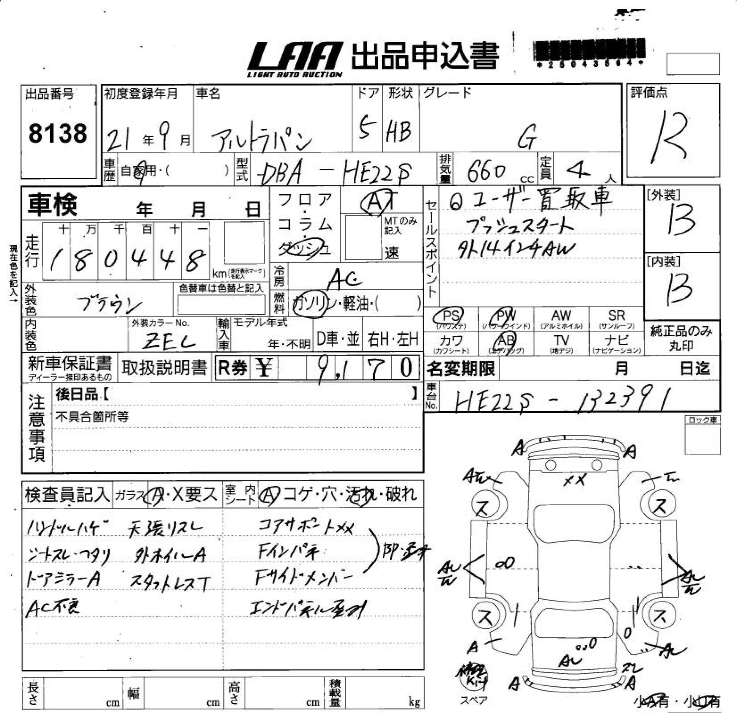 SUZUKI ALTO LAPIN