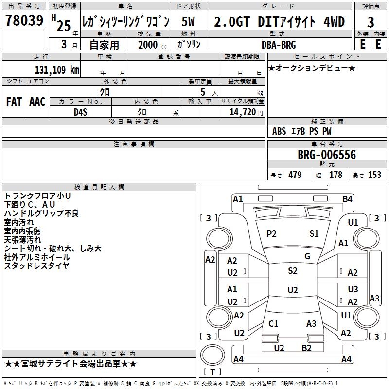 SUBARU LEGACY