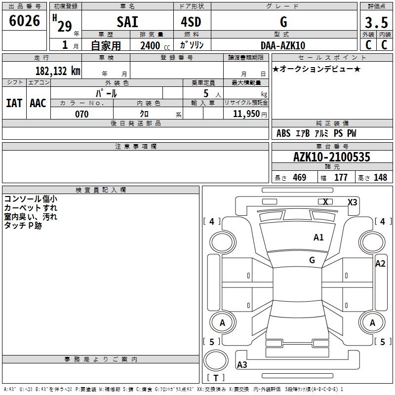 TOYOTA SAI
