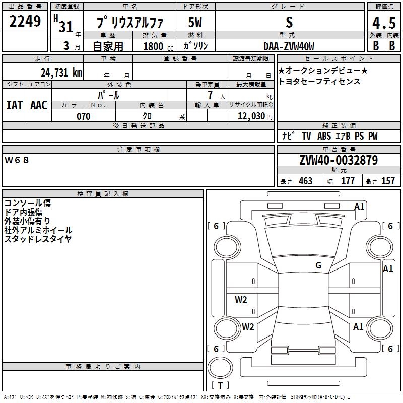 TOYOTA PRIUS ALPHA