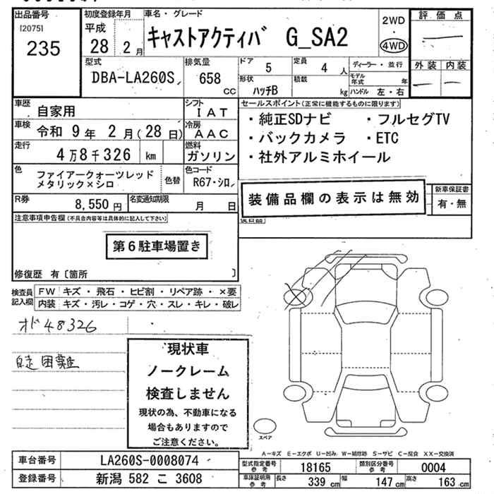 DAIHATSU CAST