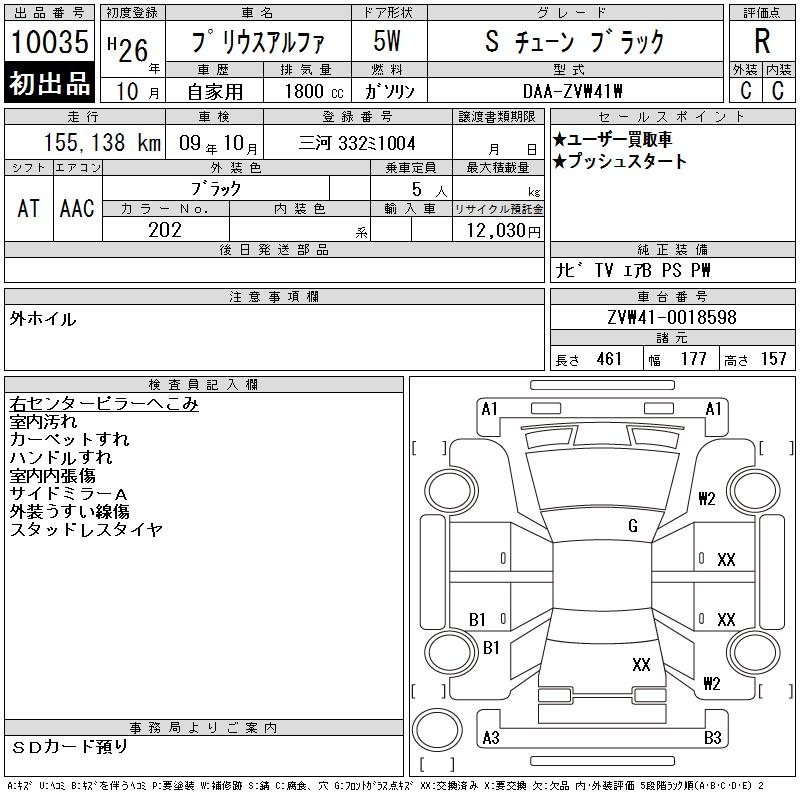 TOYOTA PRIUS ALPHA