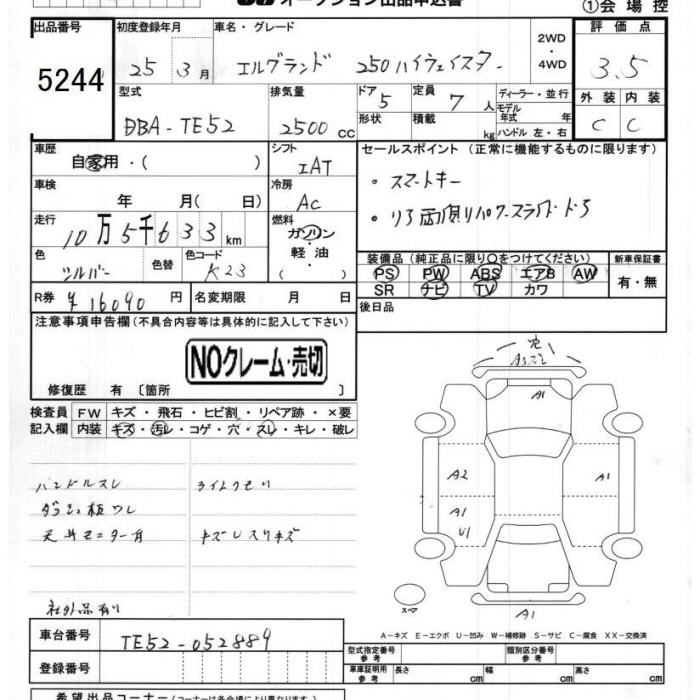 NISSAN ELGRAND
