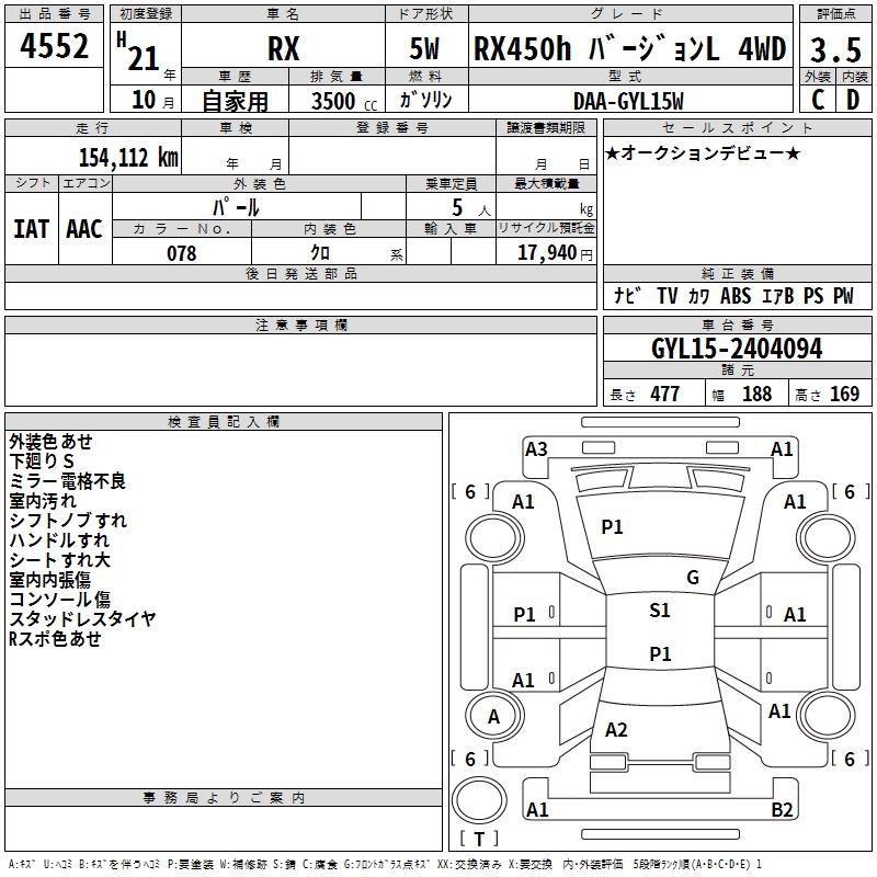 LEXUS RX450H