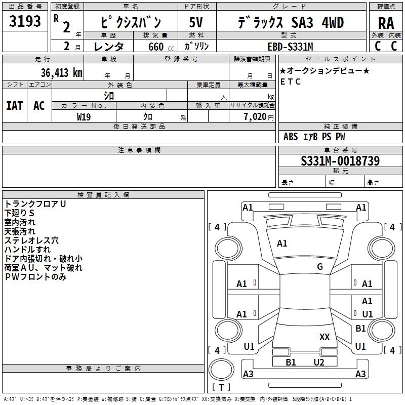 TOYOTA PIXIS VAN