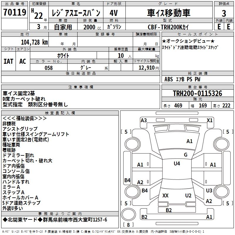 TOYOTA REGIUS ACE