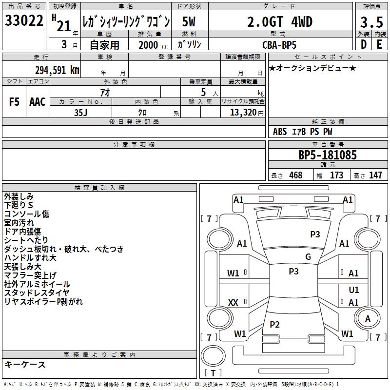 SUBARU LEGACY