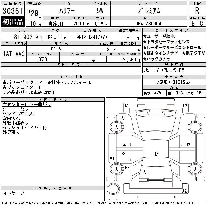 TOYOTA HARRIER