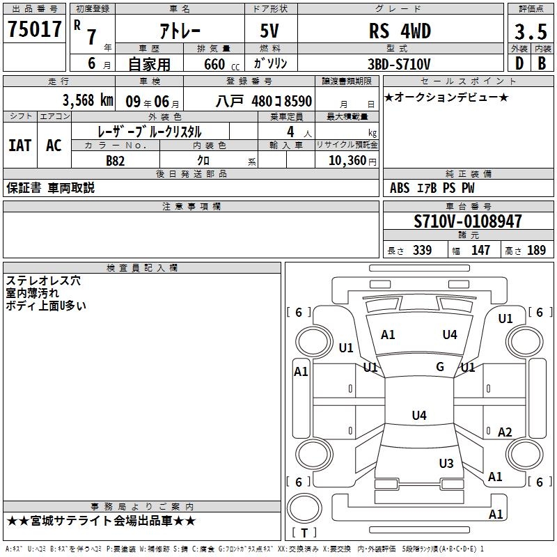 DAIHATSU ATRAI