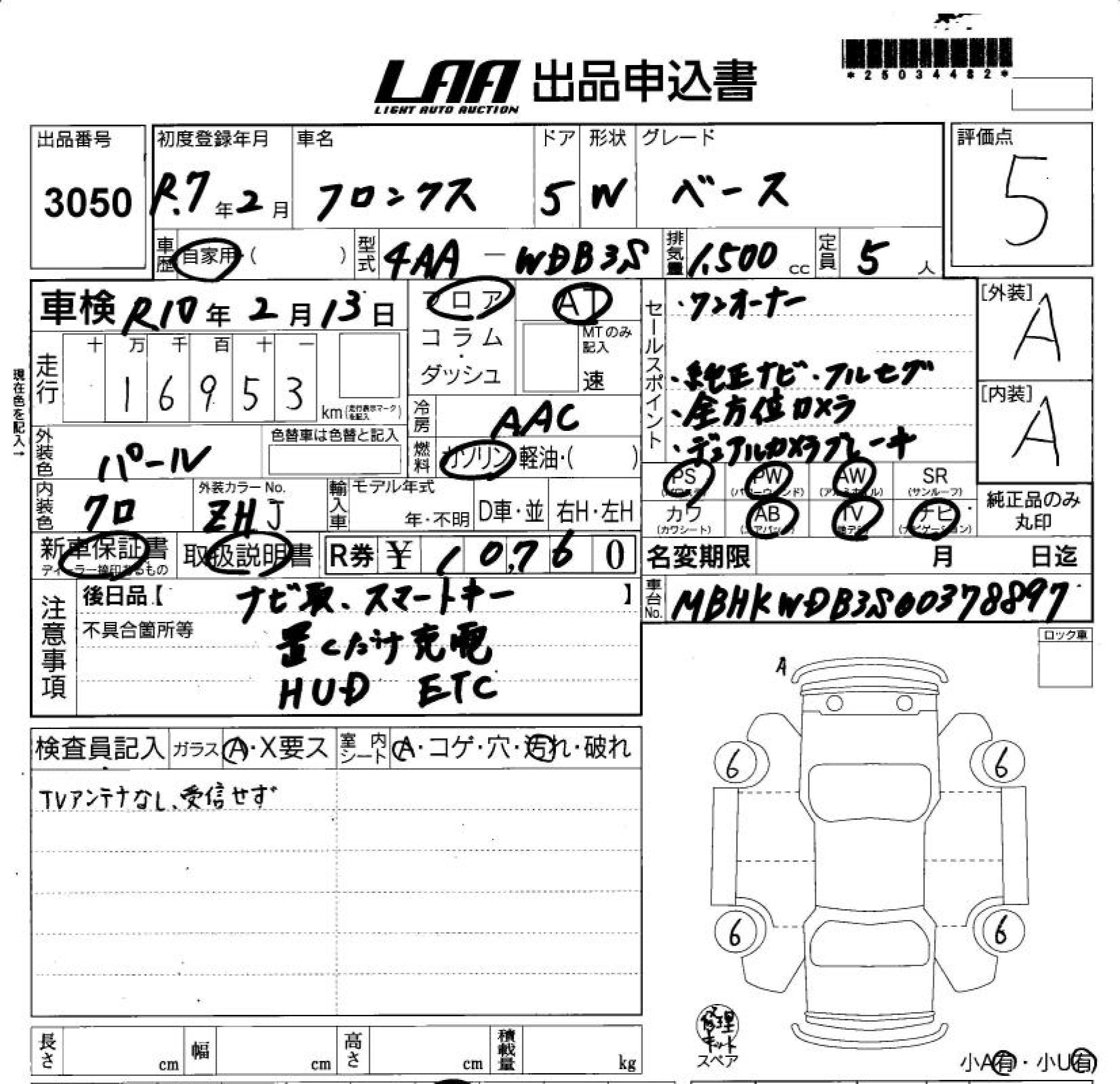 SUZUKI FRONX