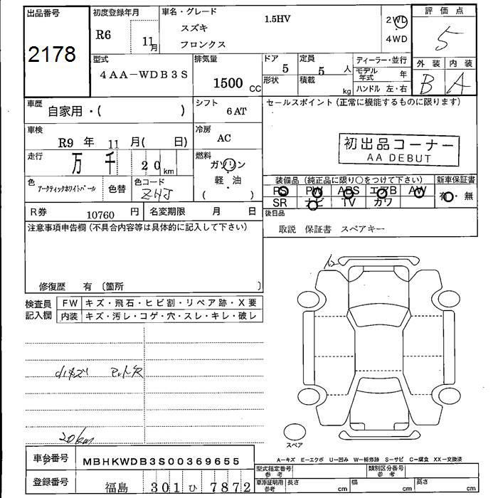SUZUKI FRONX
