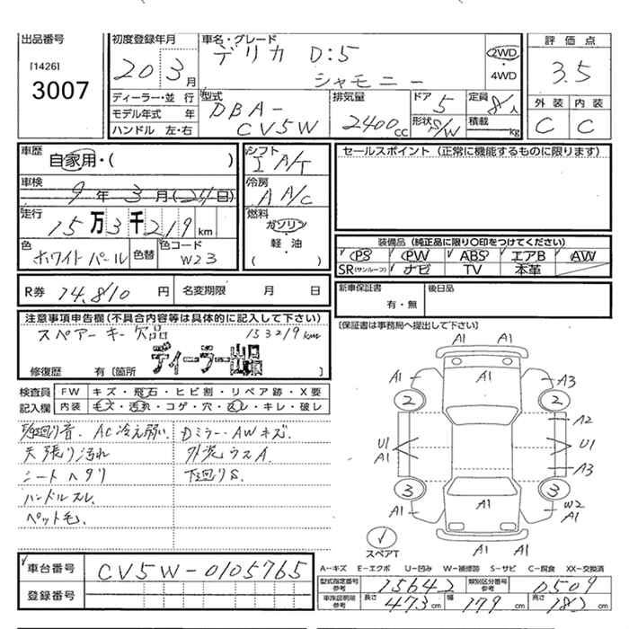 MITSUBISHI DELICA D:5