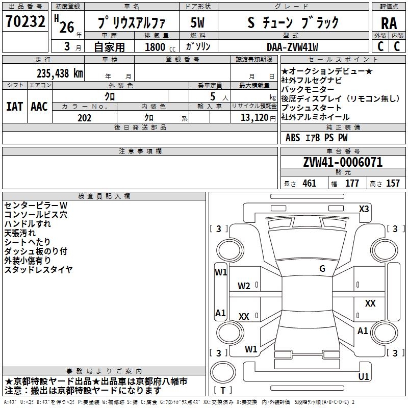 TOYOTA PRIUS ALPHA