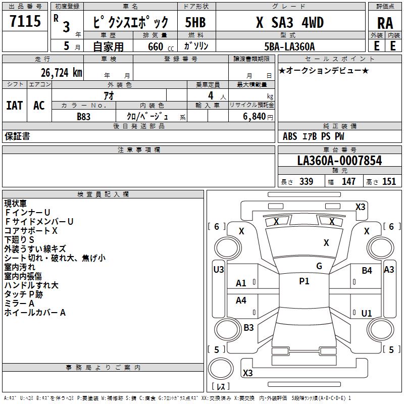 TOYOTA PIXIS EPOCH
