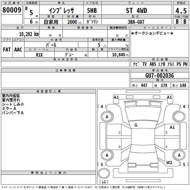 SUBARU IMPREZA