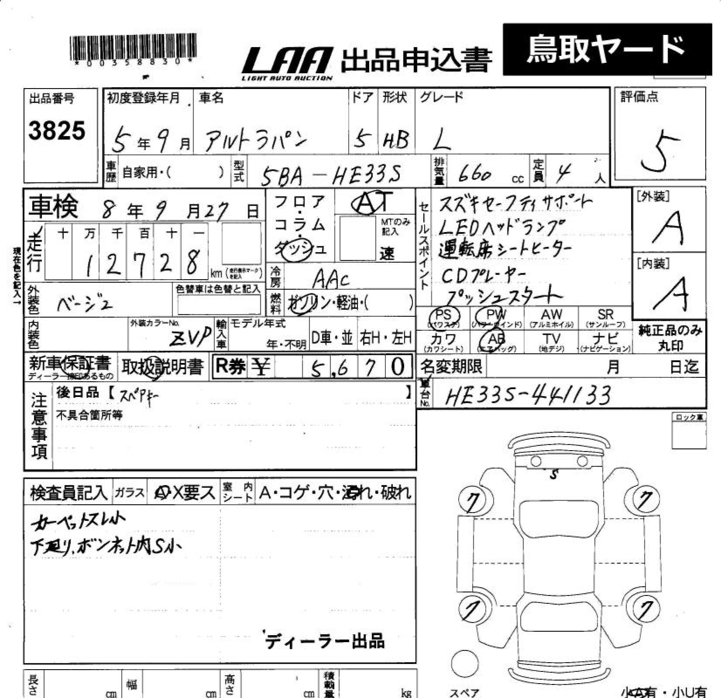 SUZUKI ALTO LAPIN