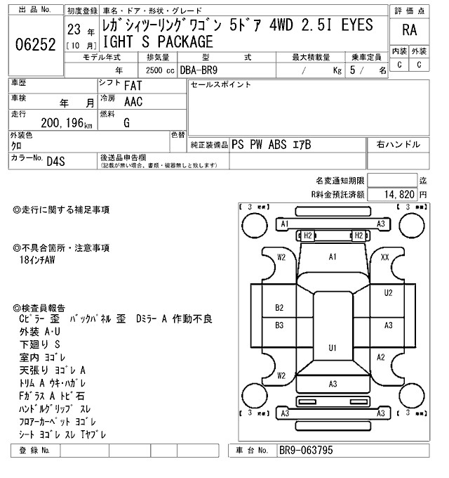 SUBARU LEGACY