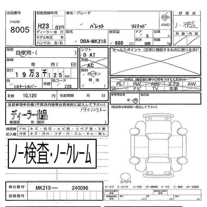 SUZUKI PALETTE