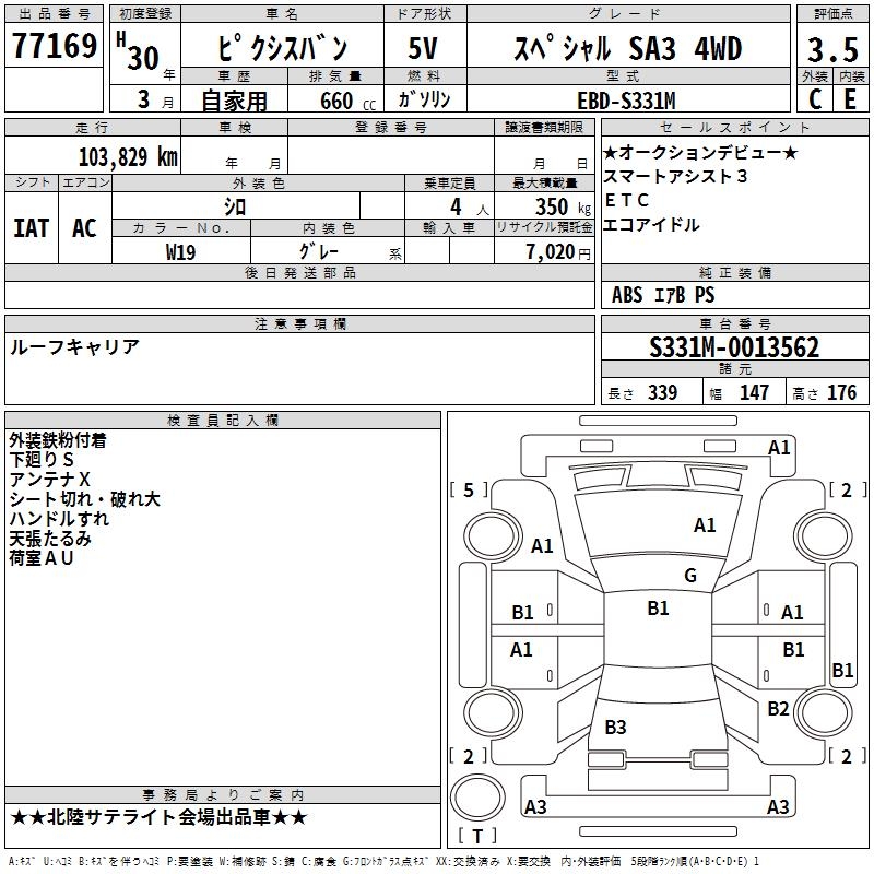TOYOTA PIXIS VAN