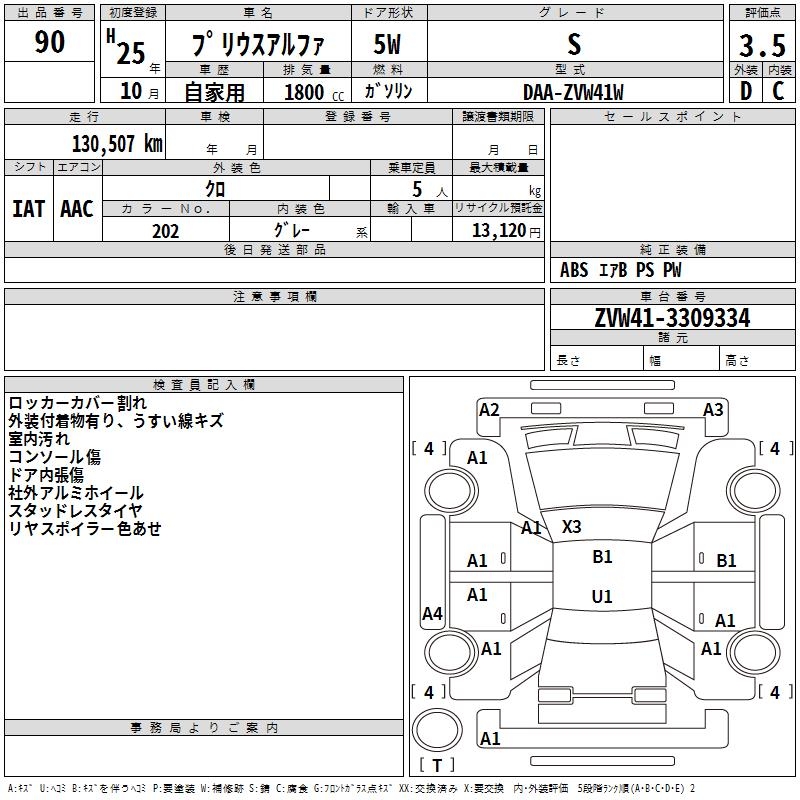 TOYOTA PRIUS ALPHA