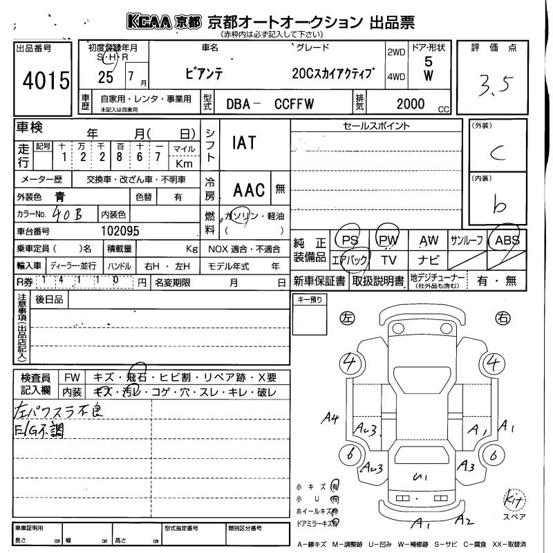 MAZDA BIANTE