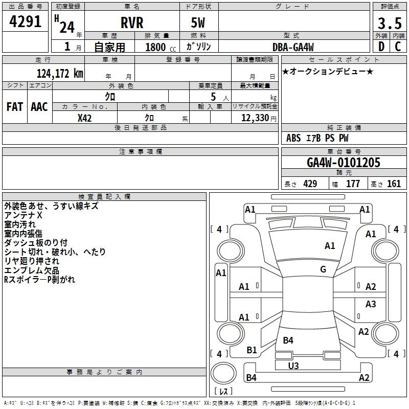 MITSUBISHI RVR