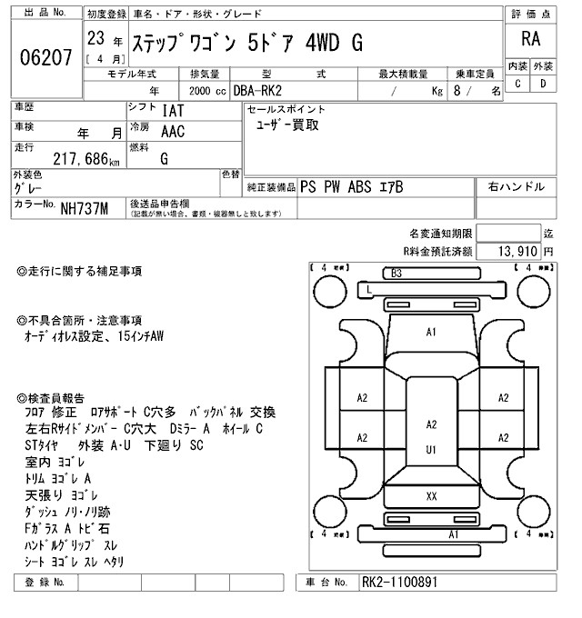 HONDA STEPWGN