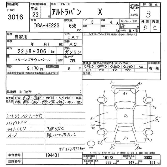 SUZUKI ALTO LAPIN