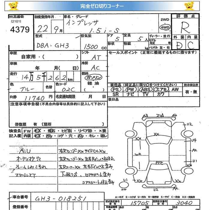 SUBARU IMPREZA