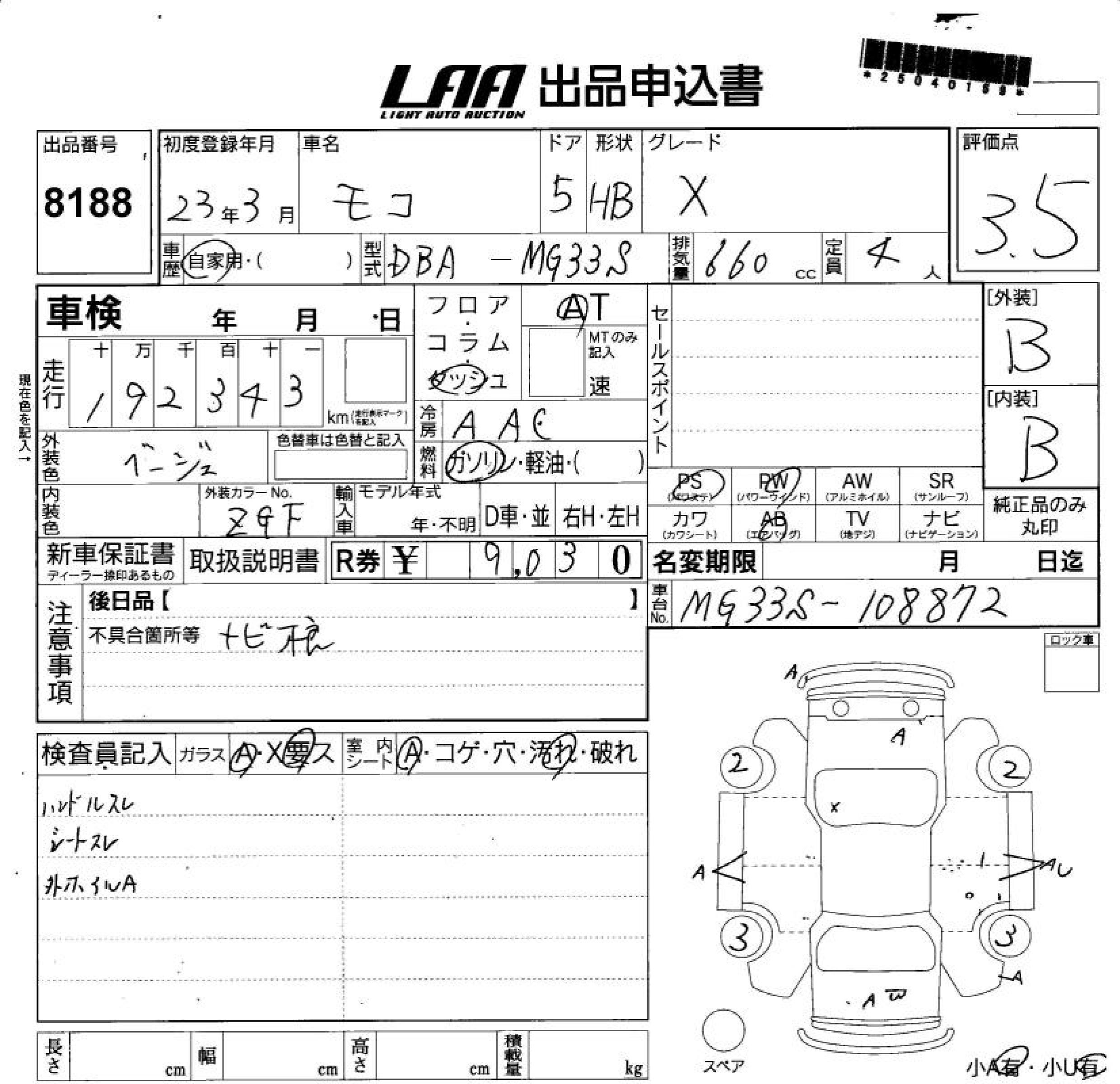 NISSAN MOCO