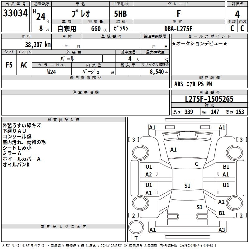 SUBARU PLEO