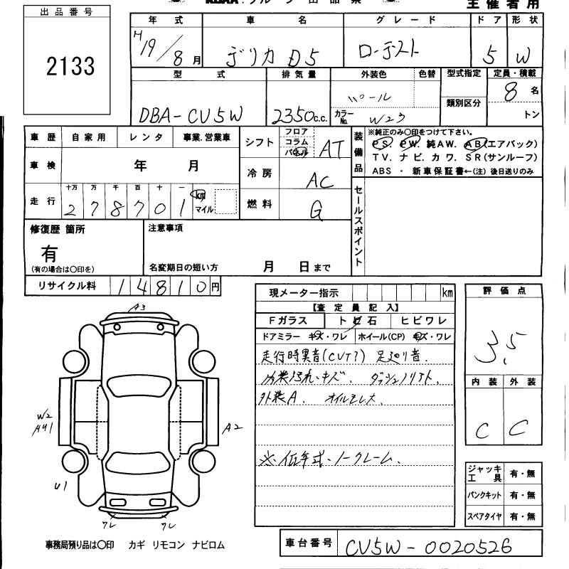 MITSUBISHI DELICA D:5