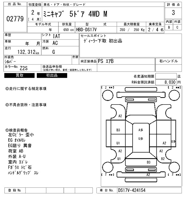 MITSUBISHI MINICAB