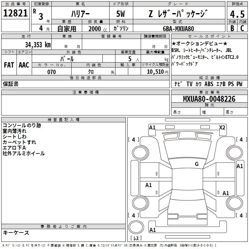 TOYOTA HARRIER