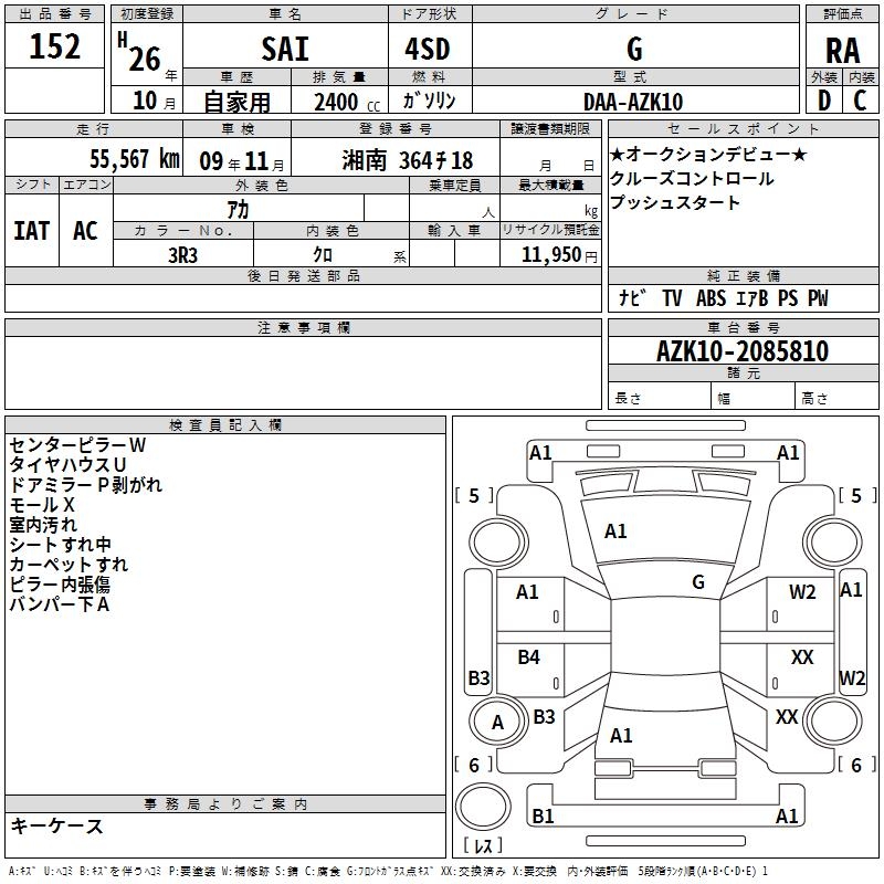 TOYOTA SAI